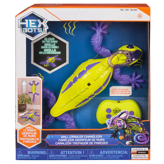 HEX Bots Wall Crawler Chameleon - Purple Body and Green Shell