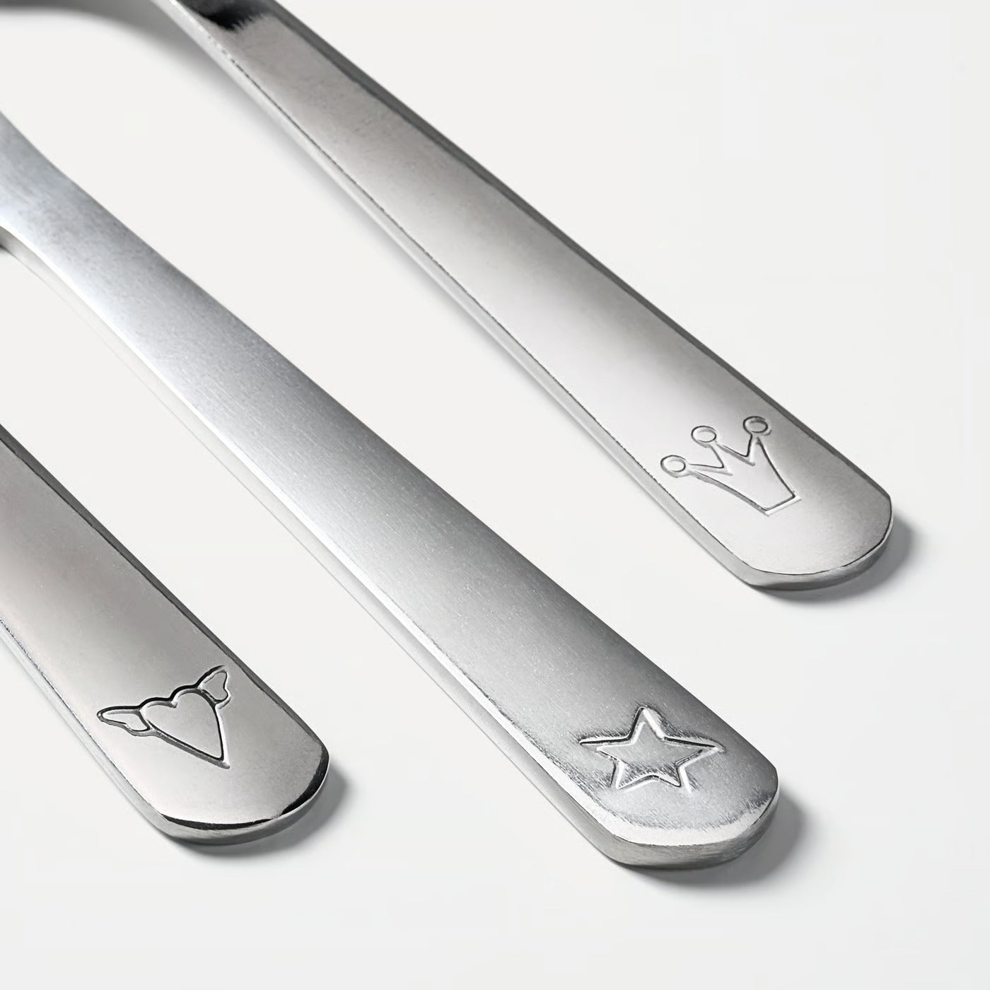 (3 Piece) Kids Stainless Steel Cutlery Set