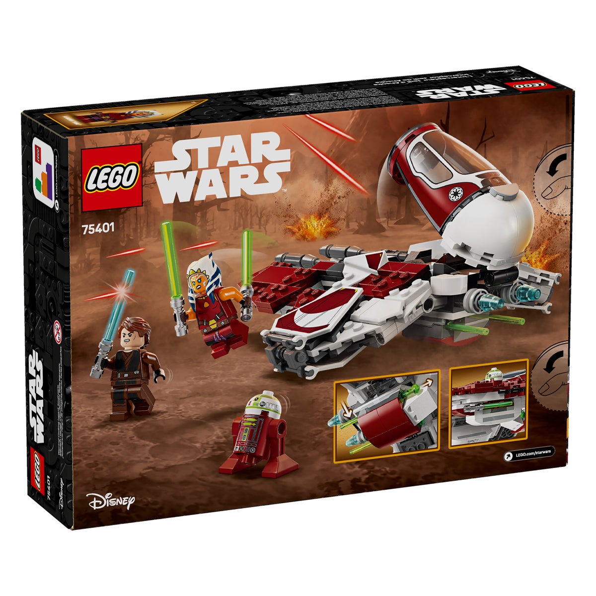 LEGO Star Wars: The Clone Wars Ahsoka's Jedi Interceptor Spaceship