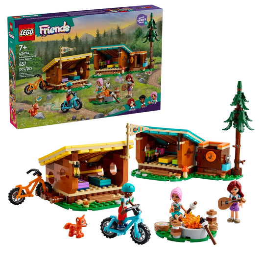 LEGO Friends Adventure Cozy Cabins Camping 42624
