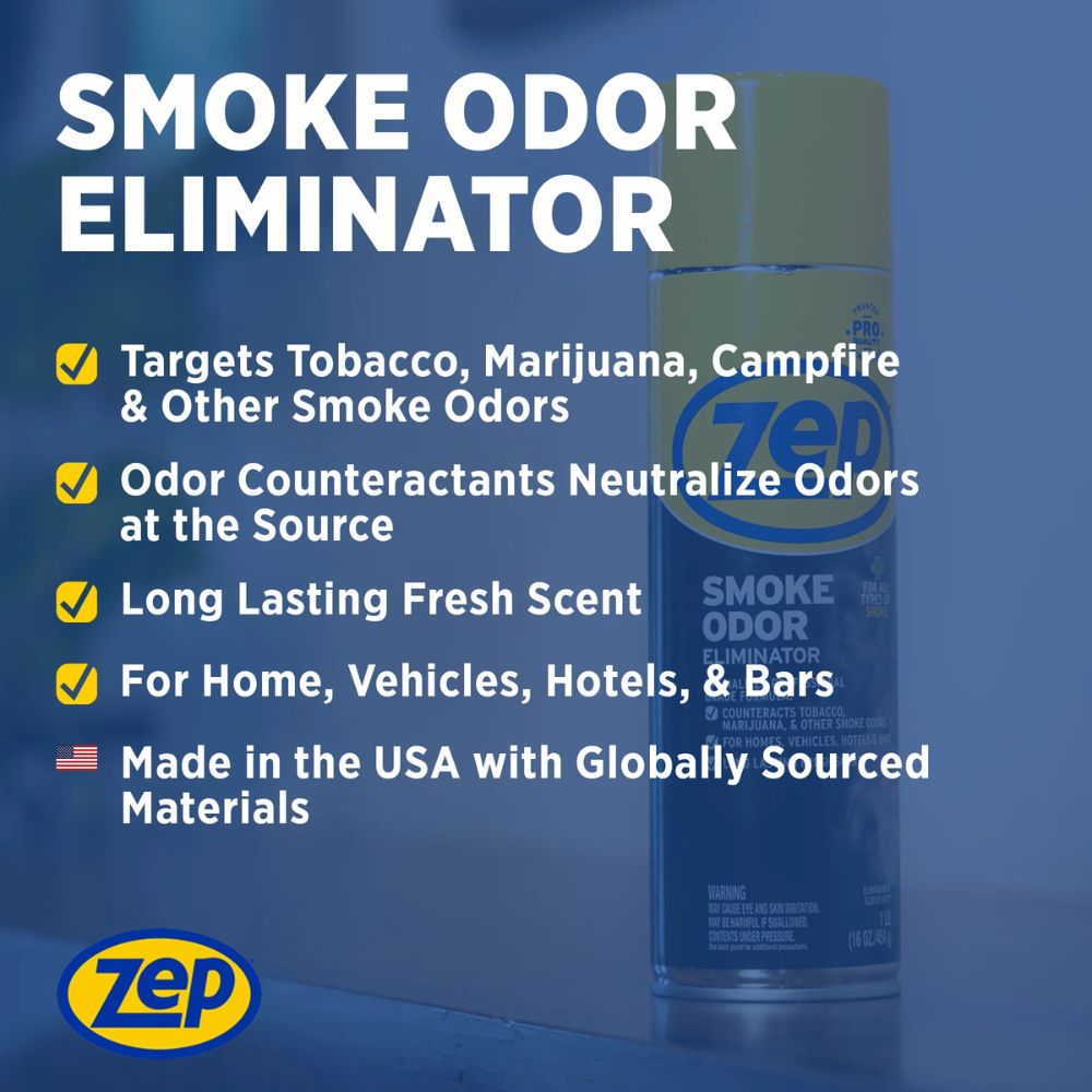 Zep Smoke Odor Eliminator Aerosol Spray (16 oz)