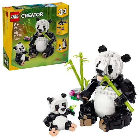 LEGO Creator 3 in 1 Wild Animals Panda Family Building Toy