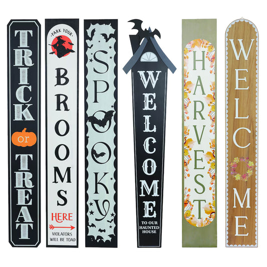 5 ft Wooden Porch Sign (Assorted)
