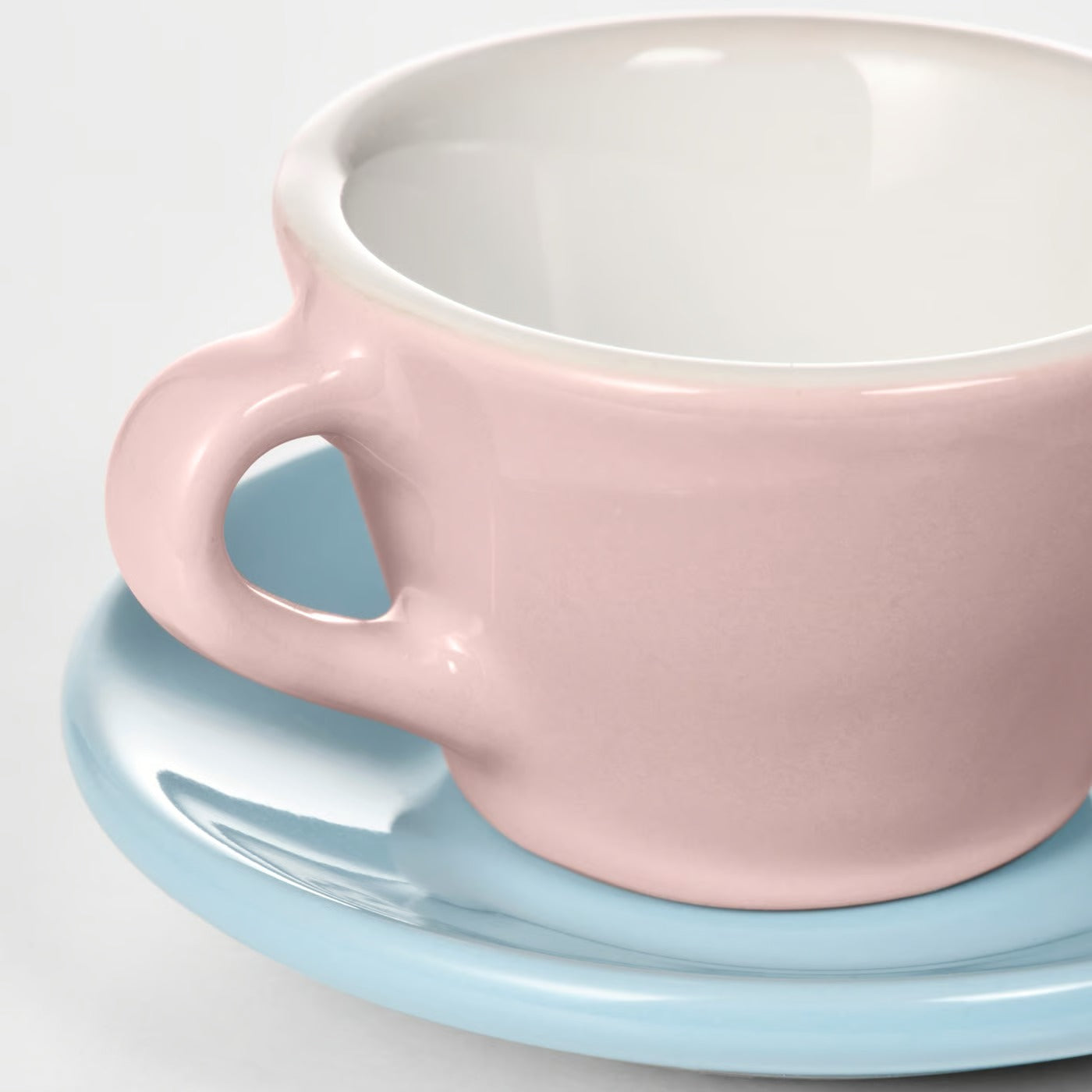 (8 Piece)IKEA DUKTIG cup/saucer playset, mixed colors