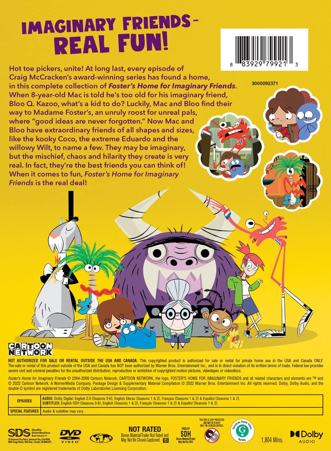 Foster’s Home for Imaginary Friends: The Complete Series (DVD)
