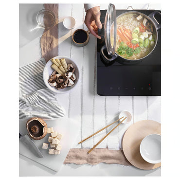 IKEA ANNONS cookware set, glass/stainless steel