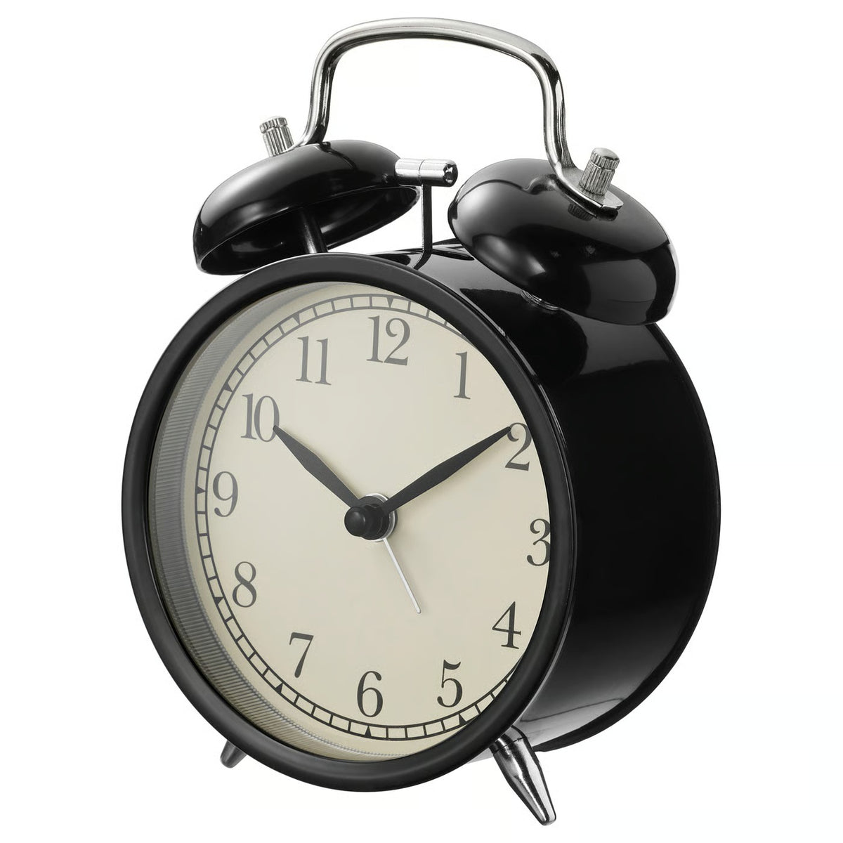 IKEA DEKAD Alarm clock, black, 10 cm (4 ")