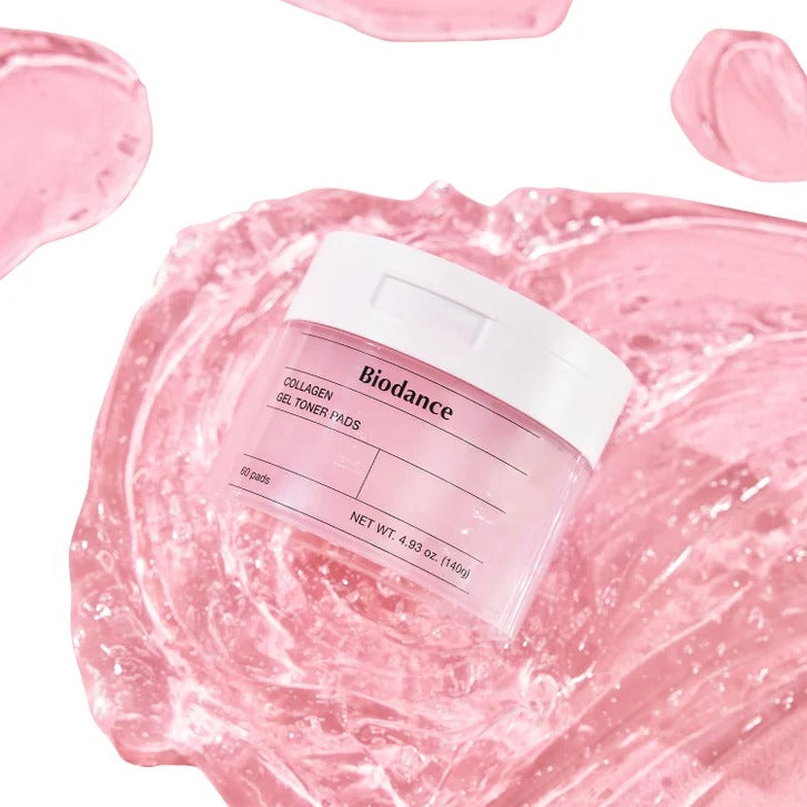 Biodance Collagen Gel Toner Pads – 2 x 60 Pads | Hydrating Korean Skincare Toner Pads for Pore Care & Elasticity