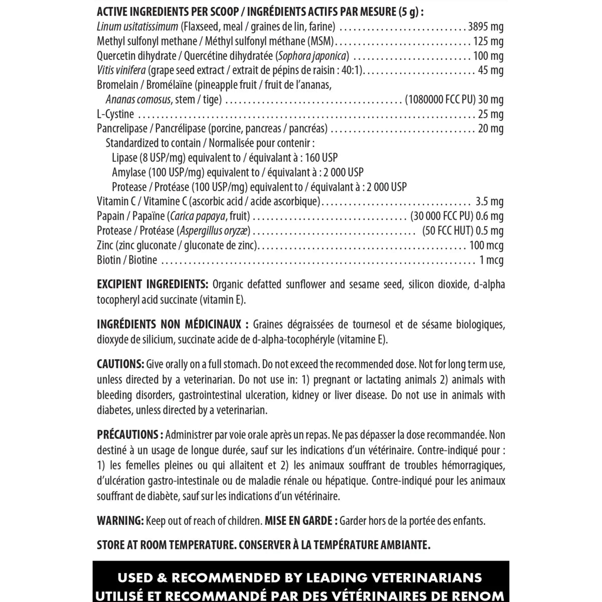 BiologicVET BioSKIN&COAT Healthy Skin, Coat and Allergy Support Formula for Dogs and Cats, 1600 g