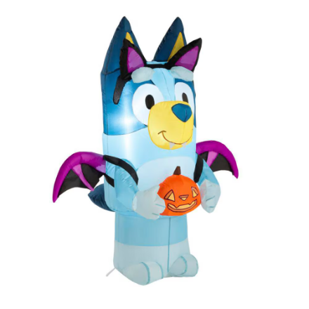 Bluey in Bat Costume