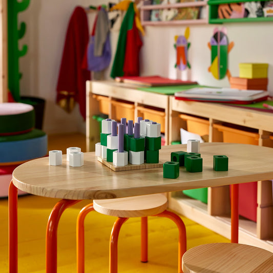 IKEA GREJSIMOJS Board game, tic-tac-toe/multicolor