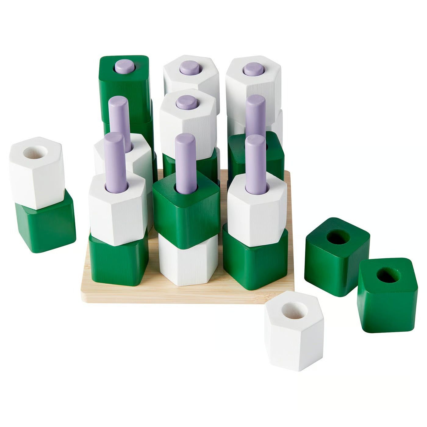 IKEA GREJSIMOJS Board game, tic-tac-toe/multicolor