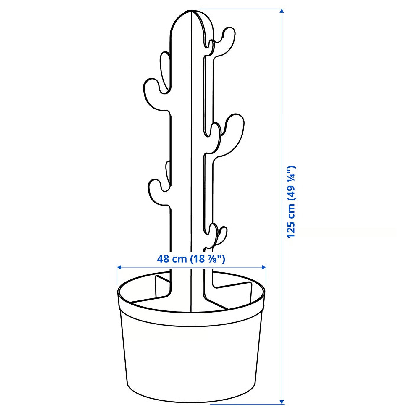 IKEA GREJSIMOJS Clothes stand, 125 cm (49 1/4 ")