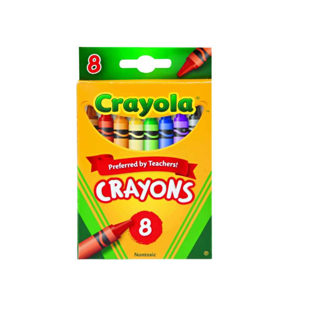 Crayola Crayons 8 Pack – Classroom Colouring Set for Kids, Non-Toxic (Pack of 12)