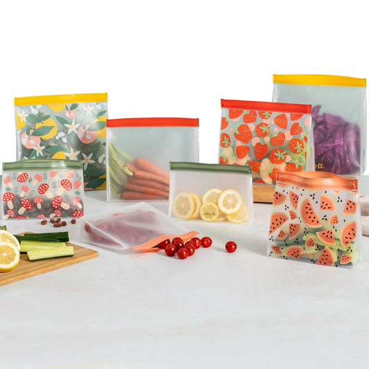 Ello Reusable Food Storage Bags, 14-piece