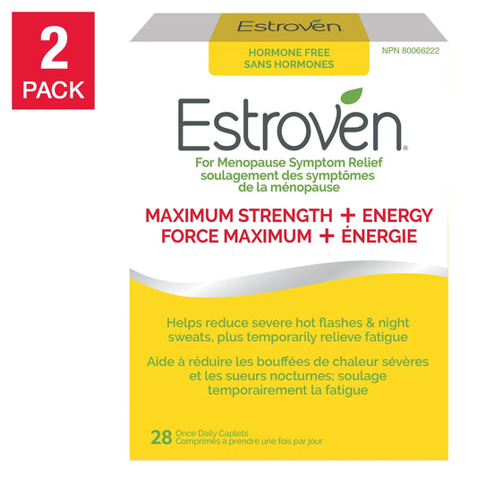 Estroven Maximum Strength + Energy, 2 x 28 Caplets