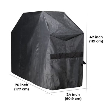 Everbilt 70-inch Heavy-Duty BBQ Grill Cover – Waterproof Outdoor Protection Cover