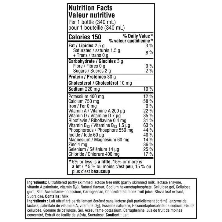 Fairlife Vanilla High Protein Shake – 18 x 340mL Bottles