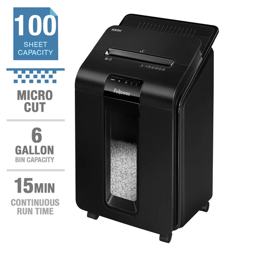 Fellowes AutoMax 100M 100-sheet Auto-feed Micro-cut Shredder