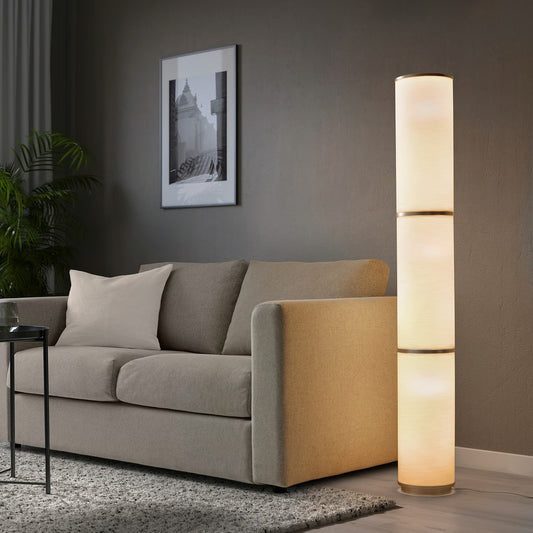 IKEA VIDJA Floor lamp, white, 138 cm (54 ")