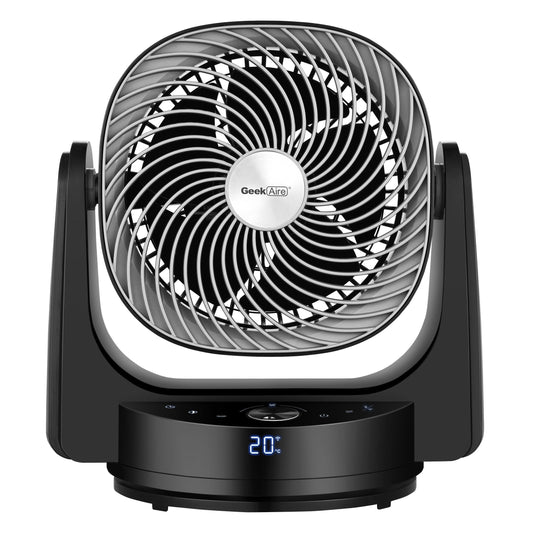 Geek Aire Turbo Smart Air Circulator – Wi-Fi Enabled 4-Speed Compact Cooling Fan