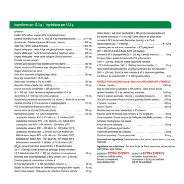 Genuine Health Greens+ Extra Energy Superfood, Natural Orange - 797 g
