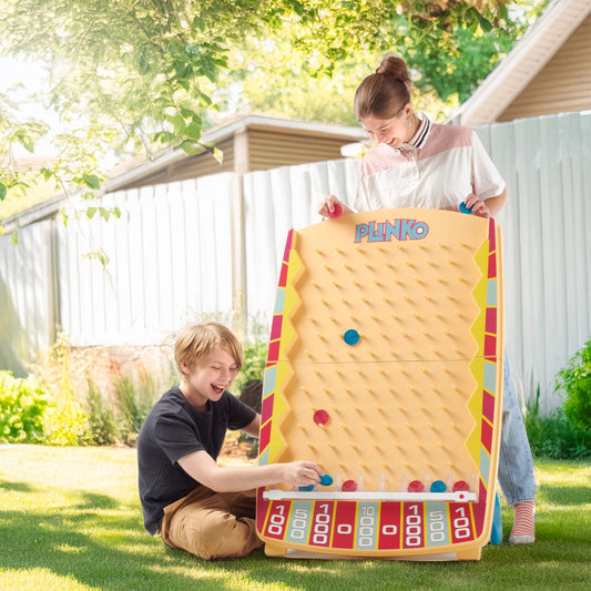 Giant Plinko Game Board with Lights & Sound – Indoor & Outdoor Family Party Game