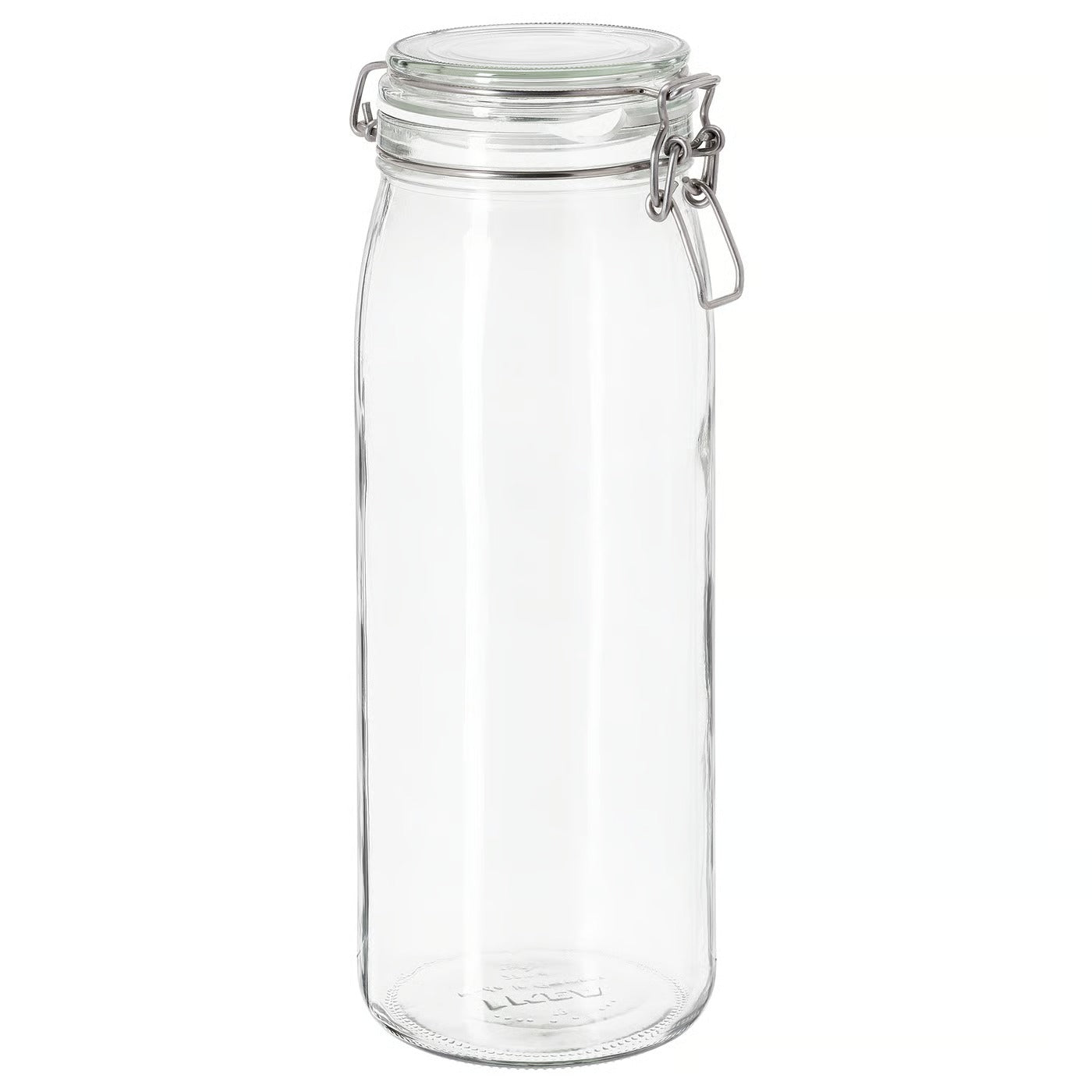 (6 Piece) IKEA KORKEN Jar with lid, clear glass, 2 l (2.1 qt)