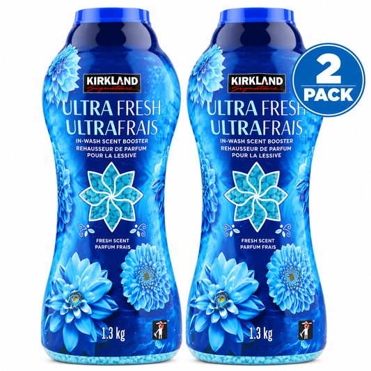 (2 Pack) Kirkland Signature Ultra Fresh In-Wash Scent Booster, 1.3 kg