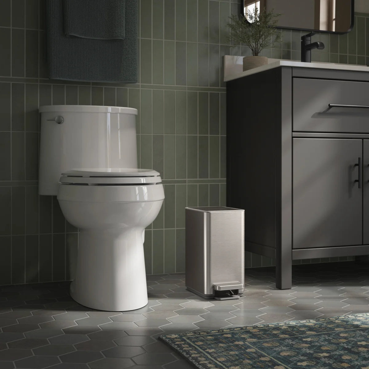 Kohler 6L Stainless Steel Step Trash Can