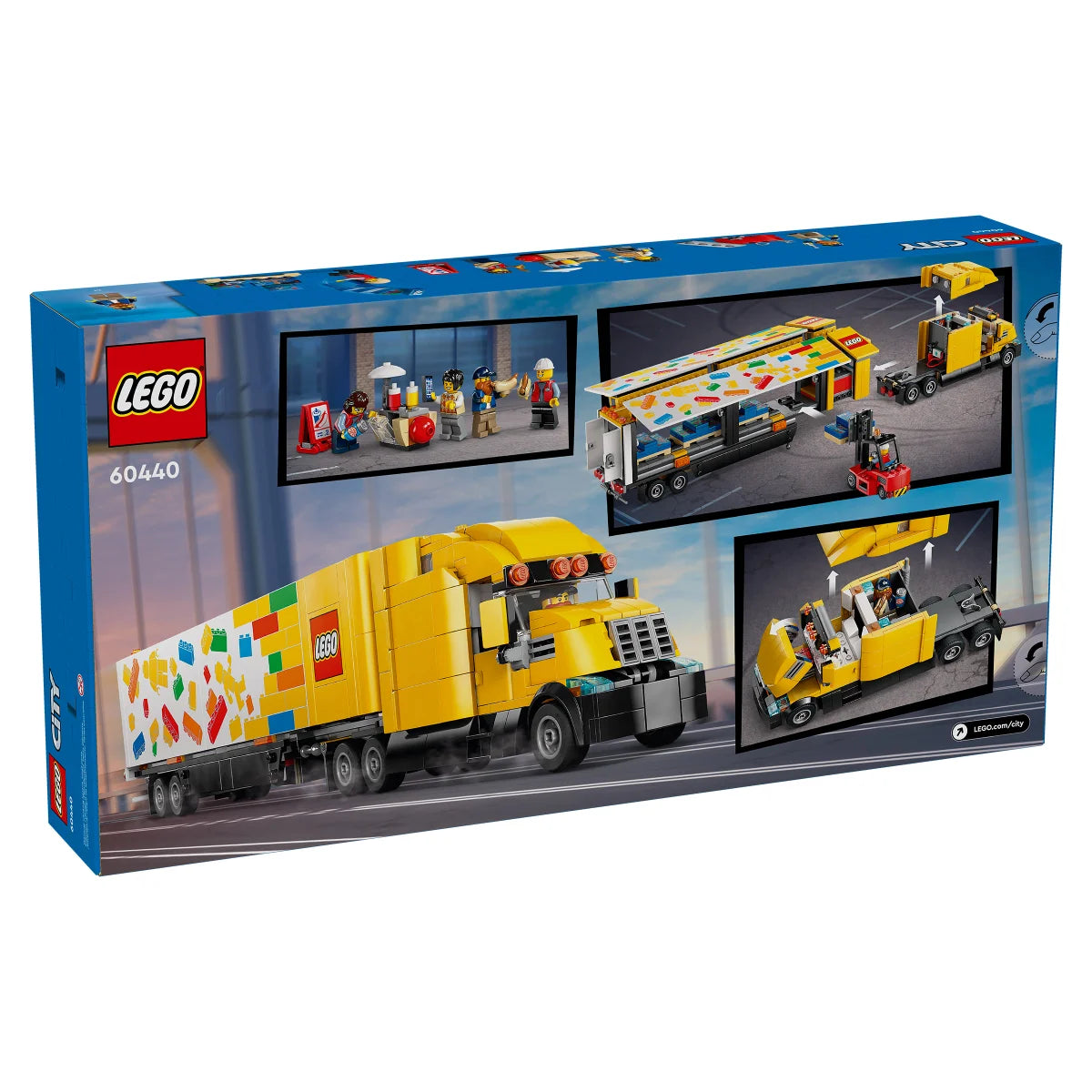 LEGO City Yellow Delivery Truck Build Set 60440