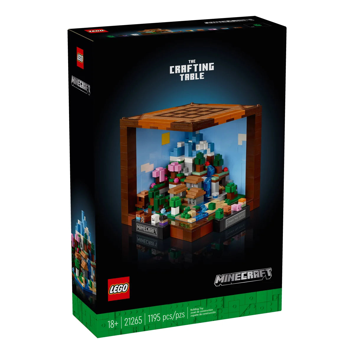 LEGO Minecraft Crafting Table Set for Adults 21265
