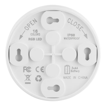 Multi-Colored LED Pumpkin Disc Light