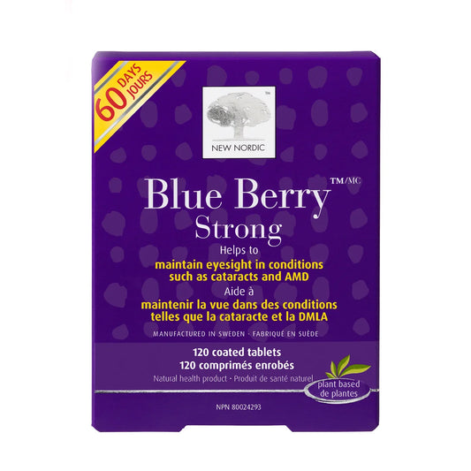 New Nordic Blue Berry Strong, 120 Tablets