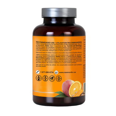 New Nordic Turmeric Gummies, 2 x 60 Gummies