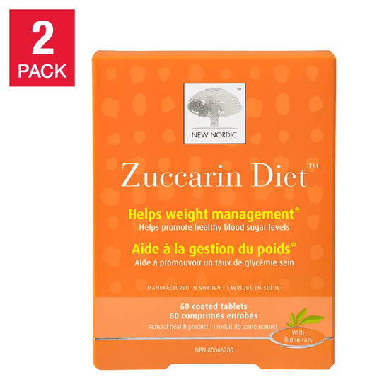 New Nordic Zuccarin Diet, 60 Tablets, 2-Pack