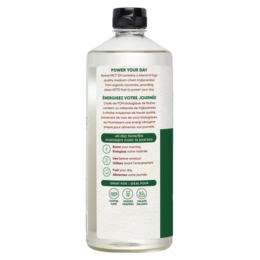 Nutiva Certified Organic MCT Oil, 1.18L