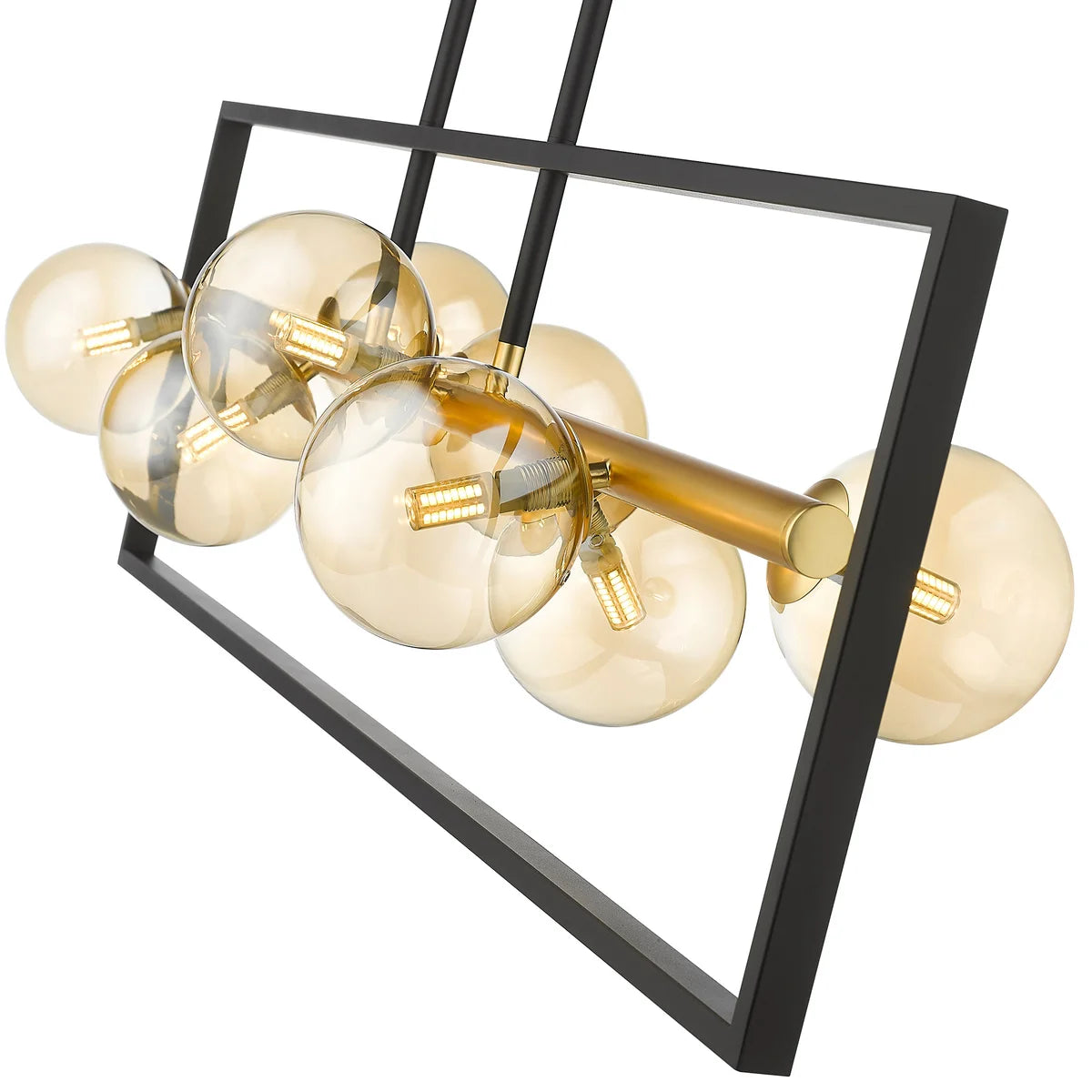 OVE Decors Sydney 8-Light Gold Pendant