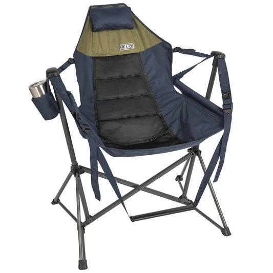 RIO Swinging Hammock Camping Chair with Footrest