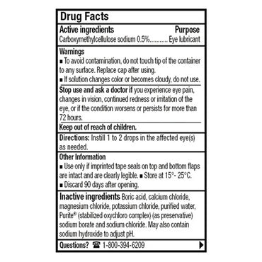 Refresh Tears Ophthalmic Solution, 4 x 15 mL + 5 mL