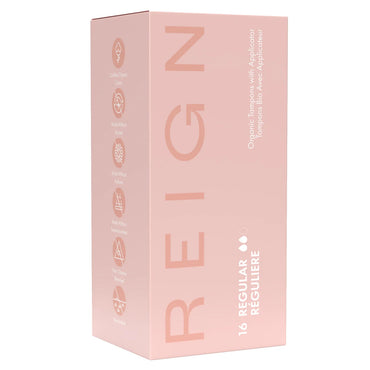 Reign Wellness Organic Applicator Tampons, 6-pack