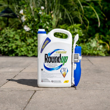 Roundup Ready-to-Use Weed & Grass Killer with Wand Applicator, 4 L