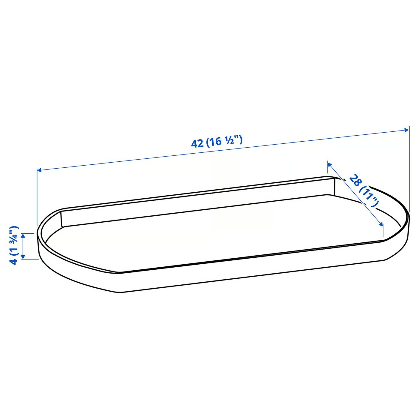 IKEA SNURRAD Storage turntable, transparent