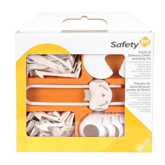 Safety 1st Drawers and Doors Child Proofing Kit, 26-piece