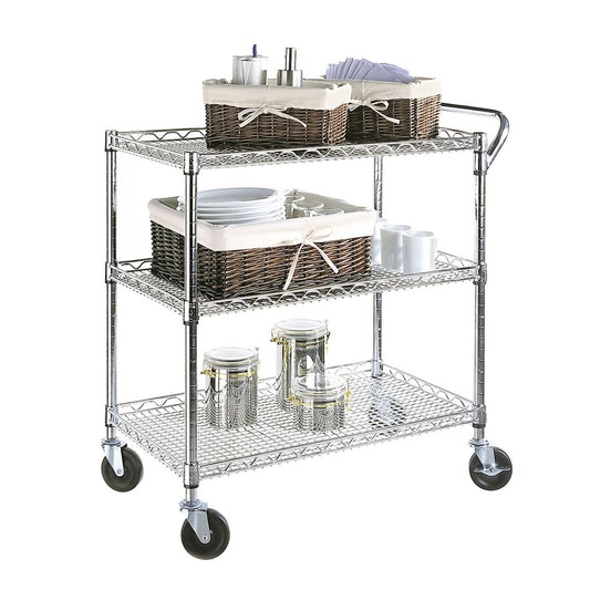 Seville Classics 3-Shelf Utility Cart