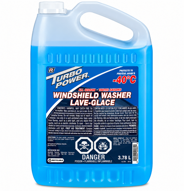 (2 Pack) Turbo Power All-Season Windshield Washer Fluid, 3.78 L, -40°C