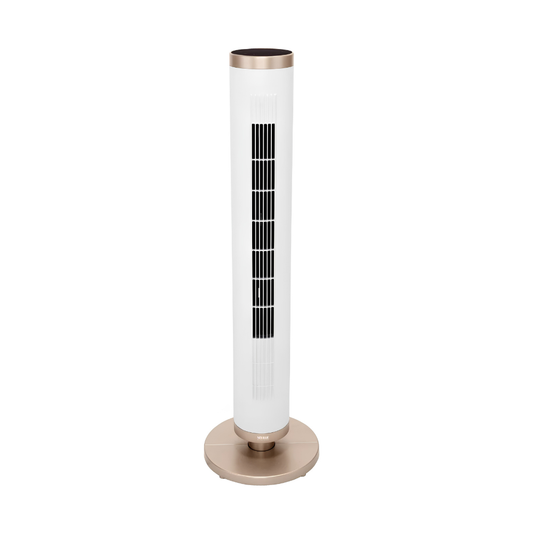 Seville Classics UltraSlim 37.8” Tower Fan with Remote Control & Adjustable LED Base Light