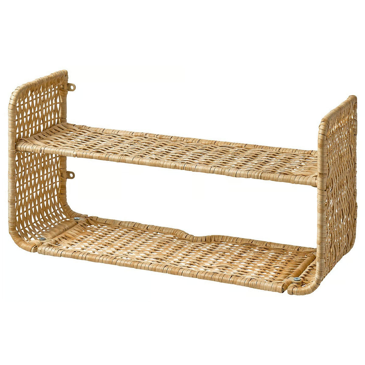 IKEA FRYKSÅS Wall shelf, rattan, 60x20 cm (23 5/8x7 7/8 ")