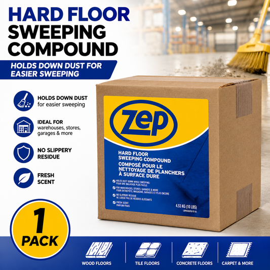 ZEP 10 lb Hard Floor Sweeping Compound for Dust Control