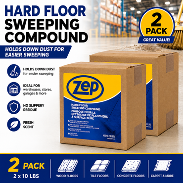 ZEP 10 lb Hard Floor Sweeping Compound for Dust Control
